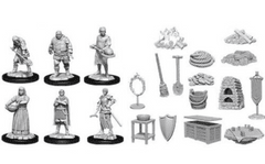 WIZKIDS UNPAINTED MINIS WV12 CASTLE KING.RETAINERS
